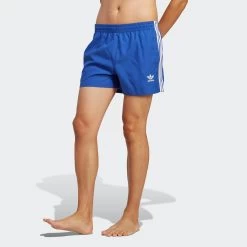 Calvin Klein Swimwear Zwemshort -Dames Winkel adidas performance zwembroek originals adicolor 3 stripe short length blauw