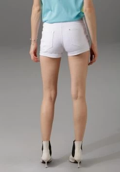 Only Short ONLROMINA LIFE SHORTS WVN NOOS 31 Only Short ONLROMINA LIFE SHORTS WVN NOOS -Dames Winkel aniston casual short in pastelgetint kleurenpalet wit 1