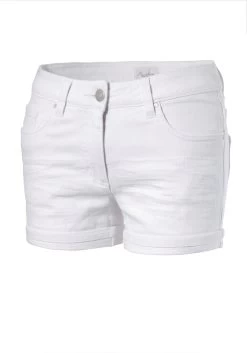 Aniston CASUAL Short In Pastelgetint Kleurenpalet -Dames Winkel aniston casual short in pastelgetint kleurenpalet wit 6
