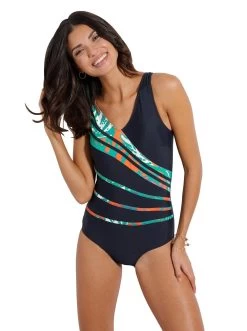 Beachtime Jerseyjurk -Dames Winkel badpak blauw 1