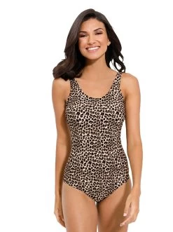 Beachtime Strandjurk Met Dierenprint 26 Beachtime Strandjurk Met Dierenprint -Dames Winkel badpak zwart 2