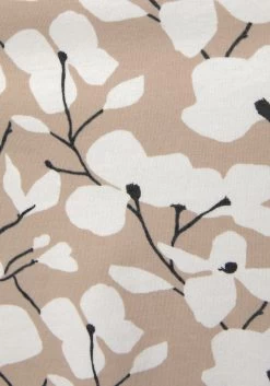 Beachtime Jerseyjurk Met Bloemmotief -Dames Winkel beachtime jerseyjurk met bloemmotief beige 7