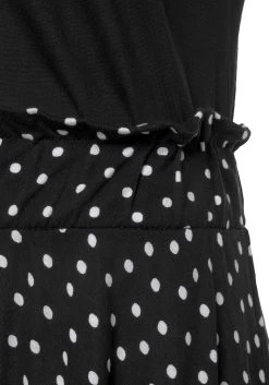 Beachtime Jerseyjurk Met Paperbag-band -Dames Winkel beachtime jerseyjurk met paperbag band zwart 7