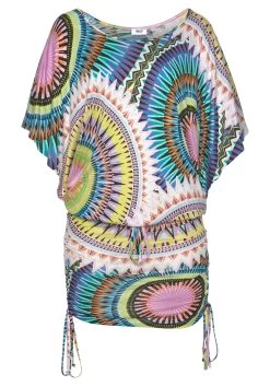 Beachtime Lang Shirt Met Grafische Print -Dames Winkel beachtime lang shirt met grafische print multicolor 6