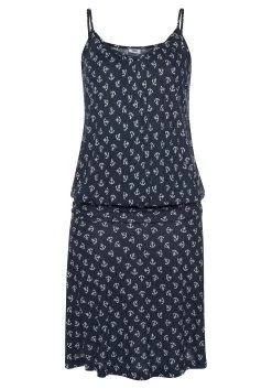 Feel Good Bikinibroekje 27 Feel Good Bikinibroekje -Dames Winkel beachtime strandjurk met ankerprint blauw 11