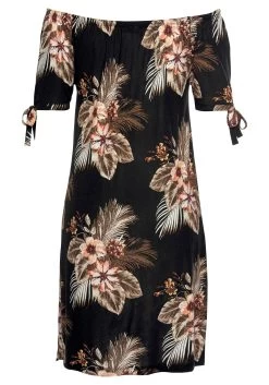 Beachtime Strandjurk Met Bandjes Aan De Mouwen -Dames Winkel beachtime strandjurk met bandjes aan de mouwen zwart 4