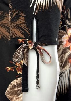 Beachtime Strandjurk Met Bandjes Aan De Mouwen -Dames Winkel beachtime strandjurk met bandjes aan de mouwen zwart 5