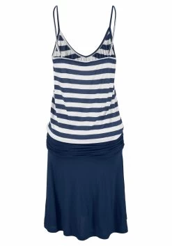 Beachtime Strandjurk Met Gestreepte Top 21 Beachtime Strandjurk Met Gestreepte Top -Dames Winkel beachtime strandjurk met gestreepte top blauw 5