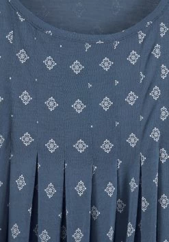 Beachtime Strandjurk Met Ornamentprint -Dames Winkel beachtime strandjurk met ornamentprint blauw 6