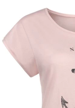 Beachtime T-shirt Met Maritieme Print Voor (Set Van 2) 24 Beachtime T-shirt Met Maritieme Print Voor (Set Van 2) -Dames Winkel beachtime t shirt met maritieme print voor set van 2 multicolor 6