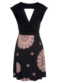 Beachtime Zomerjurk Met Neklijn Aan De Achterkant -Dames Winkel beachtime zomerjurk met neklijn aan de achterkant zwart 8