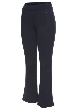 Bench. Loungebroek Met Iets Uitlopende Pijpen -Dames Winkel bench loungebroek met iets uitlopende pijpen blauw 4