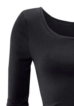 Bench. Shirt Met Lange Mouwen Bijzonder Lang Model En In Zachte Fijnribkwaliteit (set, 2-delig, Set Van 2 - Set Van 2) 23 Bench. Shirt Met Lange Mouwen Bijzonder Lang Model En In Zachte Fijnribkwaliteit (set, 2-delig, Set Van 2 - Set Van 2) -Dames Winkel bench shirt met lange mouwen bijzonder lang model en in zachte fijnribkwaliteit set 2 delig set van 2 set van 2 zwart 5