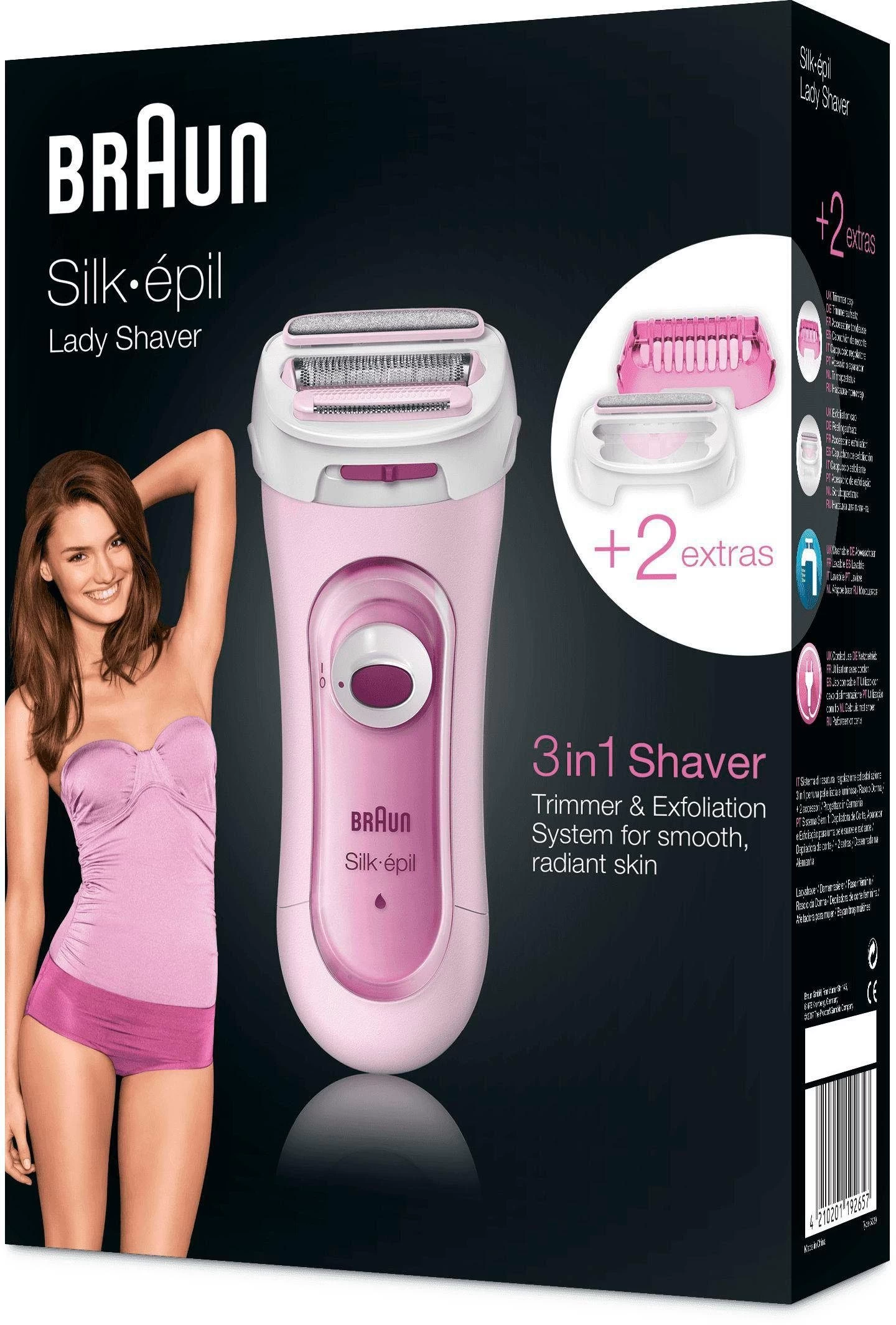 Braun Elektrisch Scheerapparaat Silk-épil Ladyshave 5-360 3-in-1 Bedraad Apparaat 3 Braun Elektrisch Scheerapparaat Silk-épil Ladyshave 5-360 3-in-1 Bedraad Apparaat - Image 3
