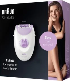 Braun Epilator Silk-épil 3 3-170 Voor Langdurige Ontharing -Dames Winkel braun epilator silk epil 3 3 170 voor langdurige ontharing paars 7