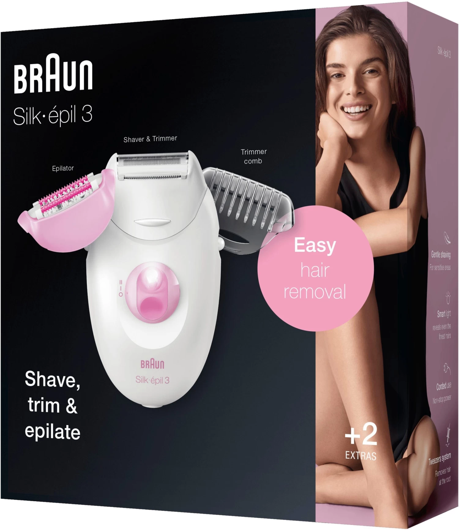 Braun Epilator Silk-épil 3 3-270 Epilator Met Snoer 6 Braun Epilator Silk-épil 3 3-270 Epilator Met Snoer - Image 6