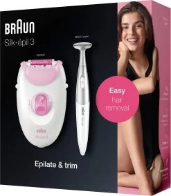 Braun Epilator Silk-épil 3 3-321 -Dames Winkel braun epilator silk epil 3 3 321 7