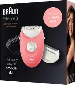 Braun Epilator Silk-épil 3 SE 3-440 Starter 3-in-1 Ontharing -Dames Winkel braun epilator silk epil 3 se 3 440 starter 3 in 1 ontharing wit 13