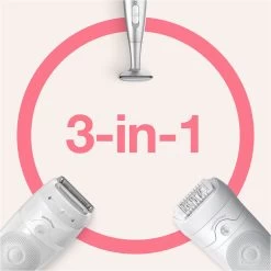 Braun Epilator Silk-épil 5 5-805 Micro-grip-pincetten-technologie, Wet & Dry-epileren, Zwenkbaar Hoofd -Dames Winkel braun epilator silk epil 5 5 805 micro grip pincetten technologie wet dry epileren zwenkbaar hoofd wit 12