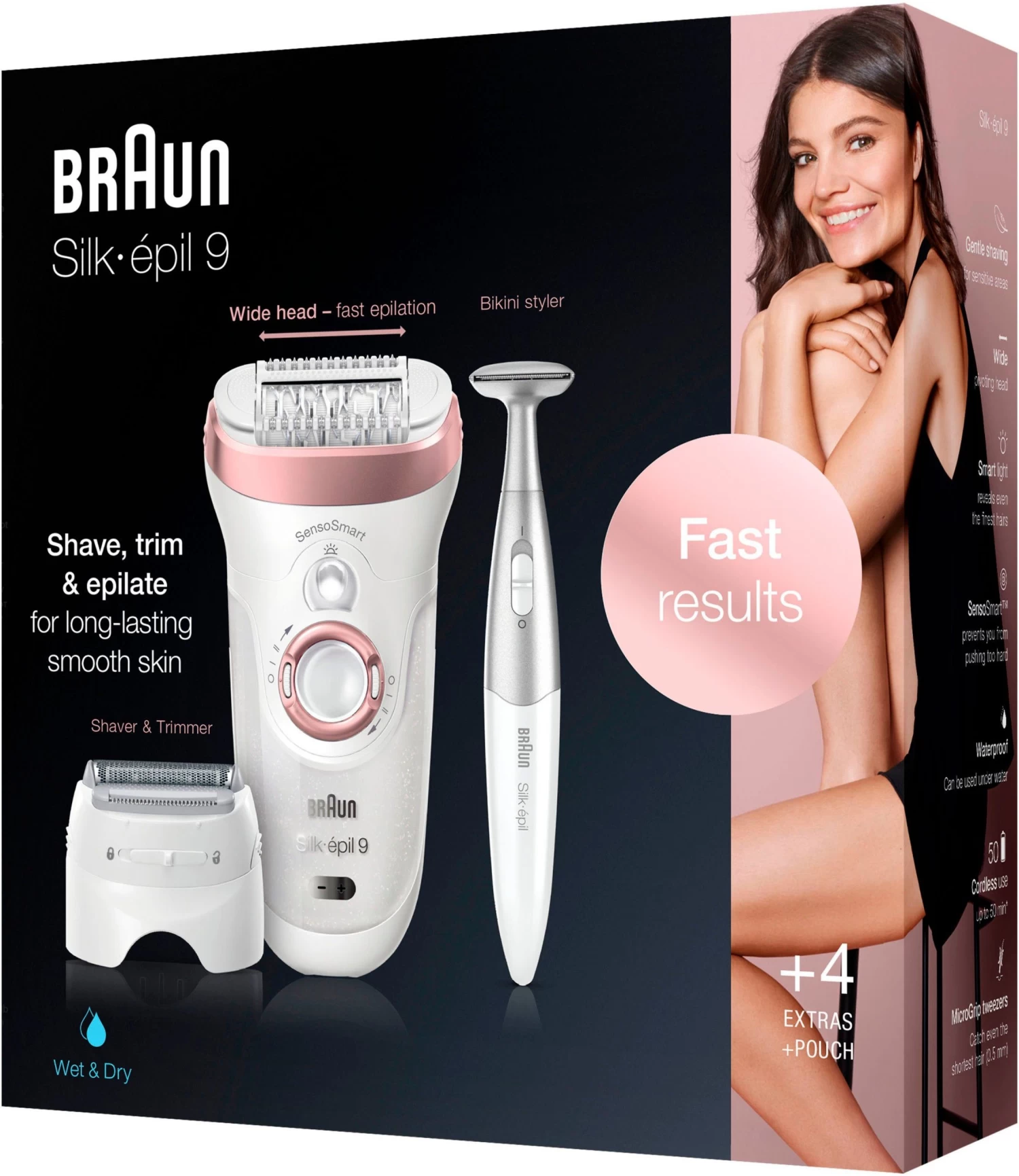 Braun Epilator Silk-épil 9 9-890 Voor Dames Voor Een Langdurige Ontharing 5 Braun Epilator Silk-épil 9 9-890 Voor Dames Voor Een Langdurige Ontharing - Image 5