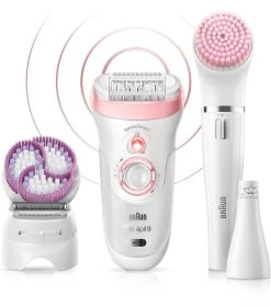 Braun Epilator Silk-épil 9 9-975 6-in-1 Draadloze Wet&Dry Ontharing – Epilator, Scheerapparaat, Peeling, Reinigingskit Voor Gezicht En Lichaam -Dames Winkel braun epilator silk epil 9 9 975 6 in 1 draadloze wetdry ontharing epilator scheerapparaat peeling reinigingskit voor gezicht en lichaam roze 3