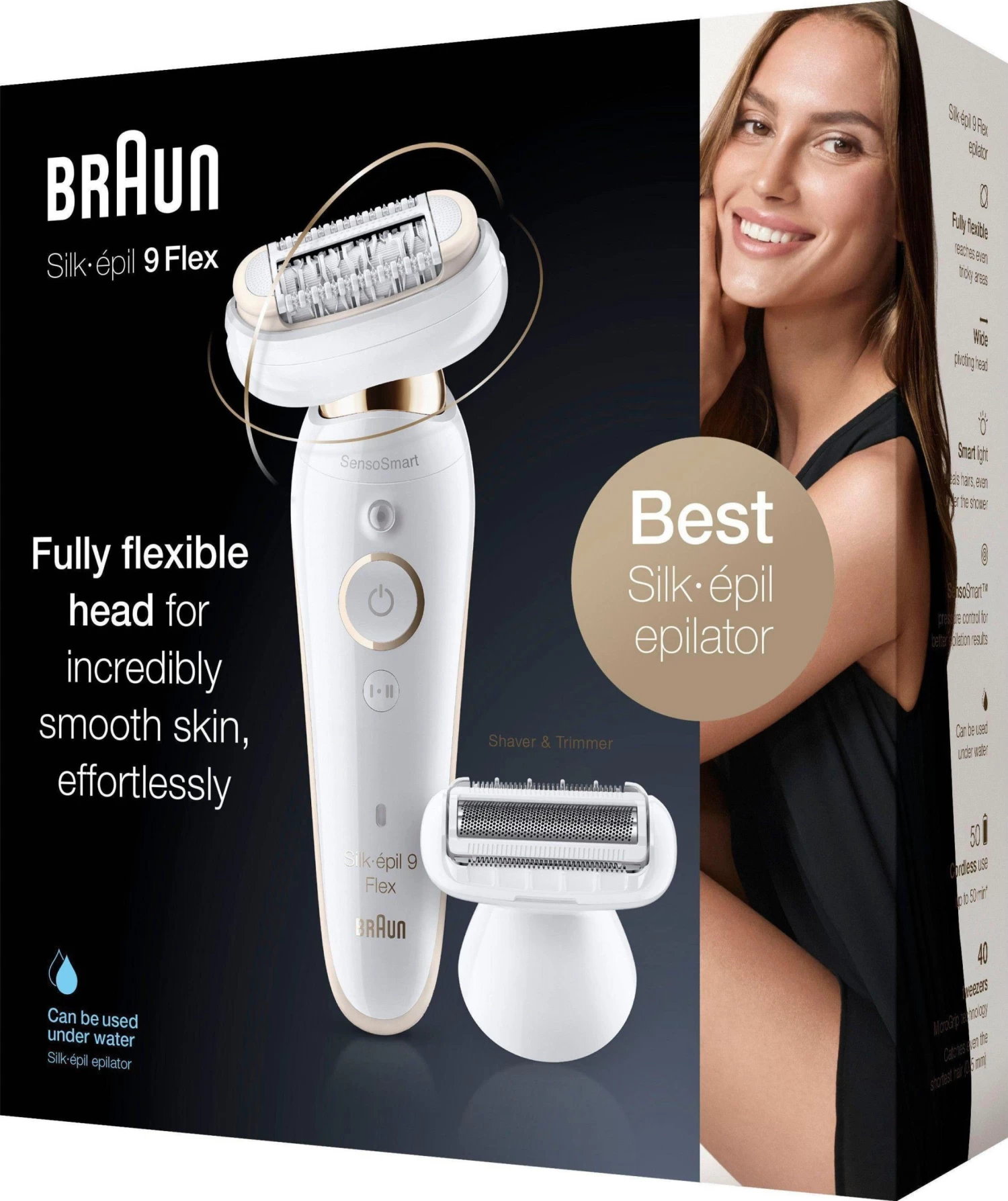 Braun Epilator Silk-épil 9 Flex 9-006 7 Braun Epilator Silk-épil 9 Flex 9-006 - Image 7