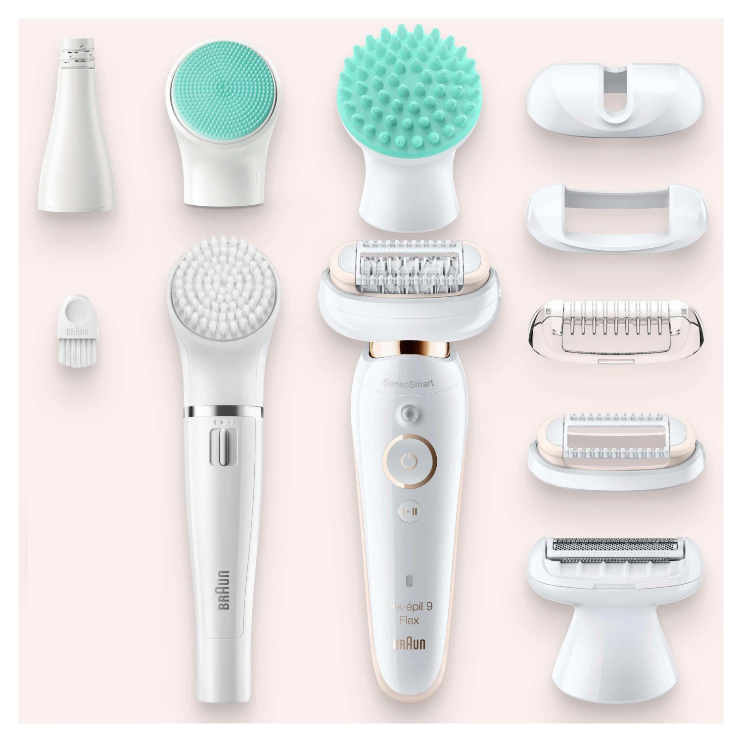 Braun Epilator Silk-épil Deluxe Beauty-Set 9-995 Deluxe 9-in-1 Draadloze Wet&dry Ontharing Voor Gezicht En Lichaam 17 Braun Epilator Silk-épil Deluxe Beauty-Set 9-995 Deluxe 9-in-1 Draadloze Wet&dry Ontharing Voor Gezicht En Lichaam - Afbeelding 17