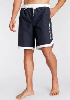 Chiemsee Zwemshort Met Contrastinzet En Merkopschrift -Dames Winkel bruno banani boardshort duurzaam van gerecycled materiaal blauw 2