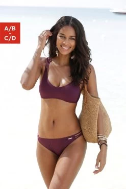 S.Oliver RED LABEL Beachwear Lang Shirt Met Mesh-inzetten -Dames Winkel bruno banani bustierbikini met sierbandjes rood 1