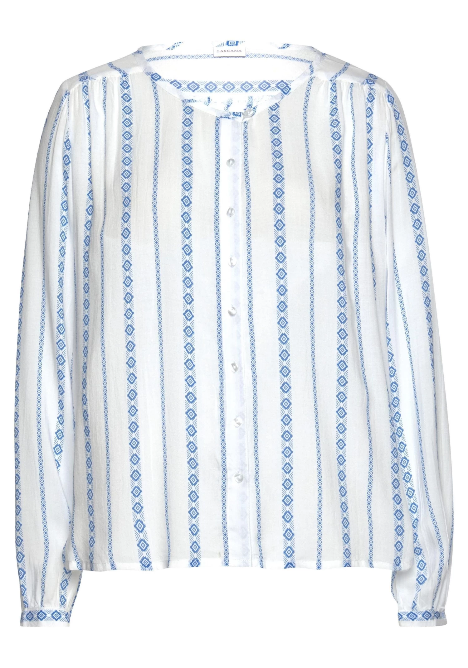 Buffalo Blouse Met Lange Mouwen Met Stijlvol Etnodessin 3 Buffalo Blouse Met Lange Mouwen Met Stijlvol Etnodessin - Afbeelding 3