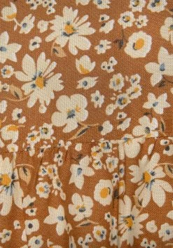 Buffalo Blouse Zonder Sluiting Met Bloemetjesprint -Dames Winkel buffalo blouse zonder sluiting met bloemetjesprint bruin 8