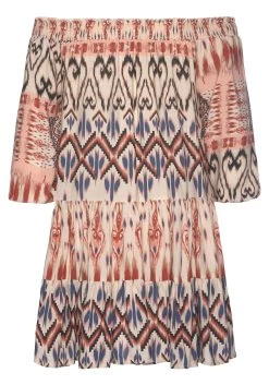 Buffalo Gedessineerde Jurk Met Ethno Print -Dames Winkel buffalo gedessineerde jurk met ethno print multicolor 3