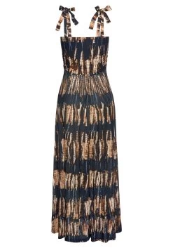 Buffalo Maxi-jurk Met Bandjes Die Gestrikt Kunnen Worden -Dames Winkel buffalo maxi jurk met bandjes die gestrikt kunnen worden blauw 5