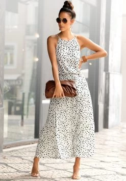 Buffalo Maxi-jurk Met Stippeltjesprint