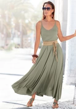 Buffalo Tricotjurk -Dames Winkel buffalo maxi jurk uit jersey groen 10