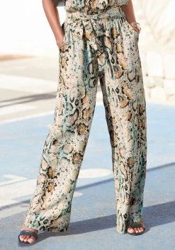 Beachtime Jerseyjurk Met Een Rijgkoord -Dames Winkel buffalo palazzobroek met een bindceintuur 2