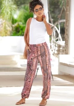 Buffalo Strandbroek Met Print All-over 22 Buffalo Strandbroek Met Print All-over -Dames Winkel buffalo strandbroek met print all over roze 5