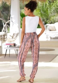 Buffalo Strandbroek Met Print All-over 23 Buffalo Strandbroek Met Print All-over -Dames Winkel buffalo strandbroek met print all over roze 6