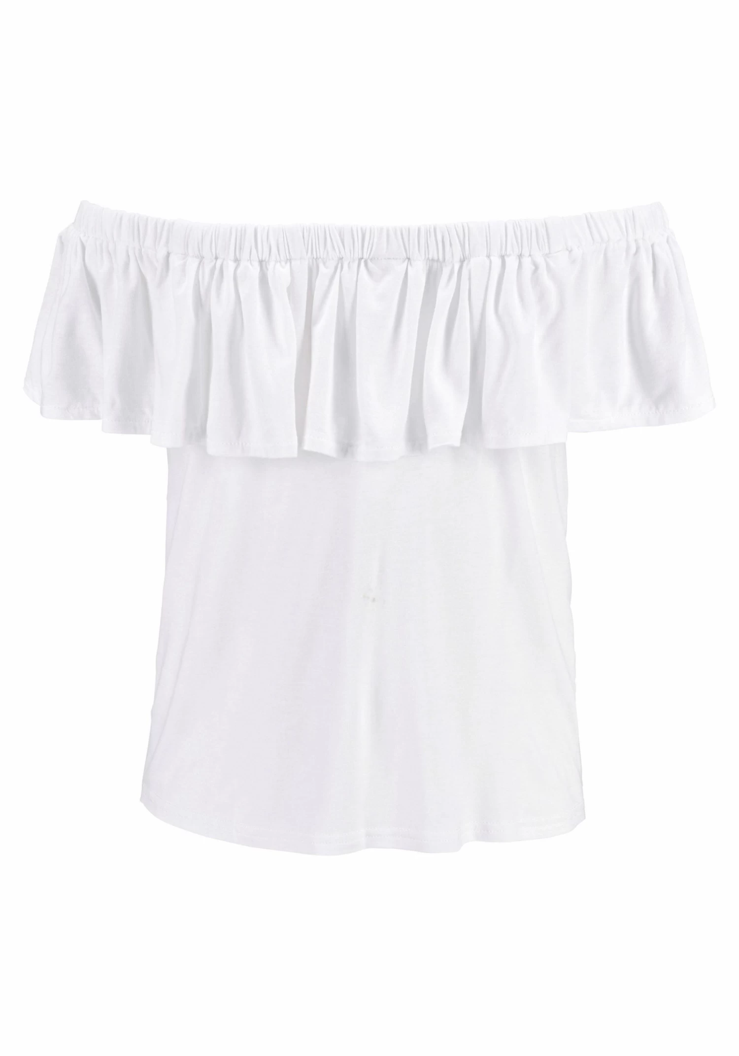 Buffalo Strandshirt In Carmenstijl Met Volant 4 Buffalo Strandshirt In Carmenstijl Met Volant - Image 4