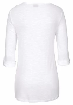 Buffalo Strandshirt Met Borduursel En Kwasten -Dames Winkel buffalo strandshirt met borduursel en kwasten wit 8