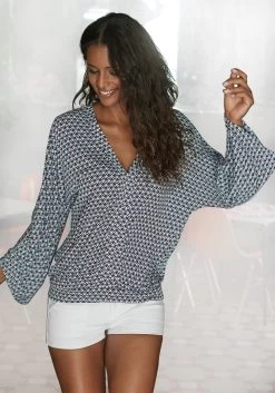 Dames Winkel 13 Buffalo Strandshirt V-hals