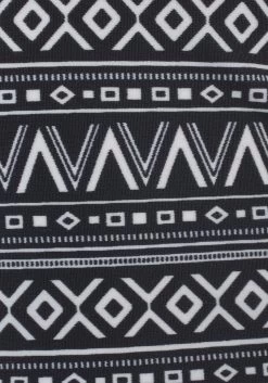 Buffalo Tankini Met Etnoprint En Contrastdetails -Dames Winkel buffalo tankini met etnoprint en contrastdetails zwart 2