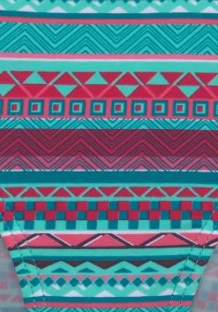 Buffalo Triangelbikini Lux Kids Met Abstracte Print -Dames Winkel buffalo triangelbikini lux kids met abstracte print blauw 4