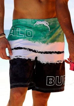 Chiemsee Zwemshort Met Contrastinzet En Merkopschrift -Dames Winkel buffalo zwemshort met logoprint zwart 1
