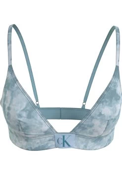 Calvin Klein Swimwear Bandeau-bikinitop BANDEAU-RP-PRINT -Dames Winkel calvin klein swimwear triangel bikinitop fixed triangle rp print 4