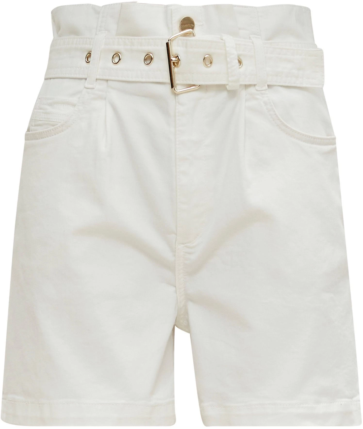 Comma Short Met Riem, Van Elastische Katoen-denim 4 Comma Short Met Riem, Van Elastische Katoen-denim - Afbeelding 4