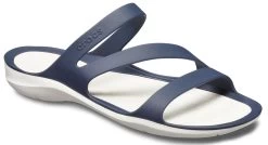 Beachtime 27 Beachtime -Dames Winkel crocs badslippers swiftwater sandal met zacht genopte binnenzool blauw