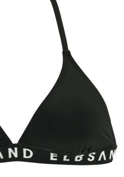 Elbsand Triangelbikini Met Merkopschriften In Contrastkleur -Dames Winkel elbsand triangelbikini met merkopschriften in contrastkleur zwart 5