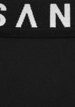 Elbsand Triangelbikini Met Merkopschriften In Contrastkleur -Dames Winkel elbsand triangelbikini met merkopschriften in contrastkleur zwart 6