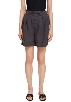 Edc By Esprit Short Met Een Bindceintuur -Dames Winkel esprit short met rijgkoord en knoopsluiting grijs 9